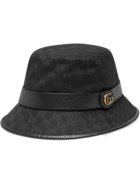 black bucket hat gucci